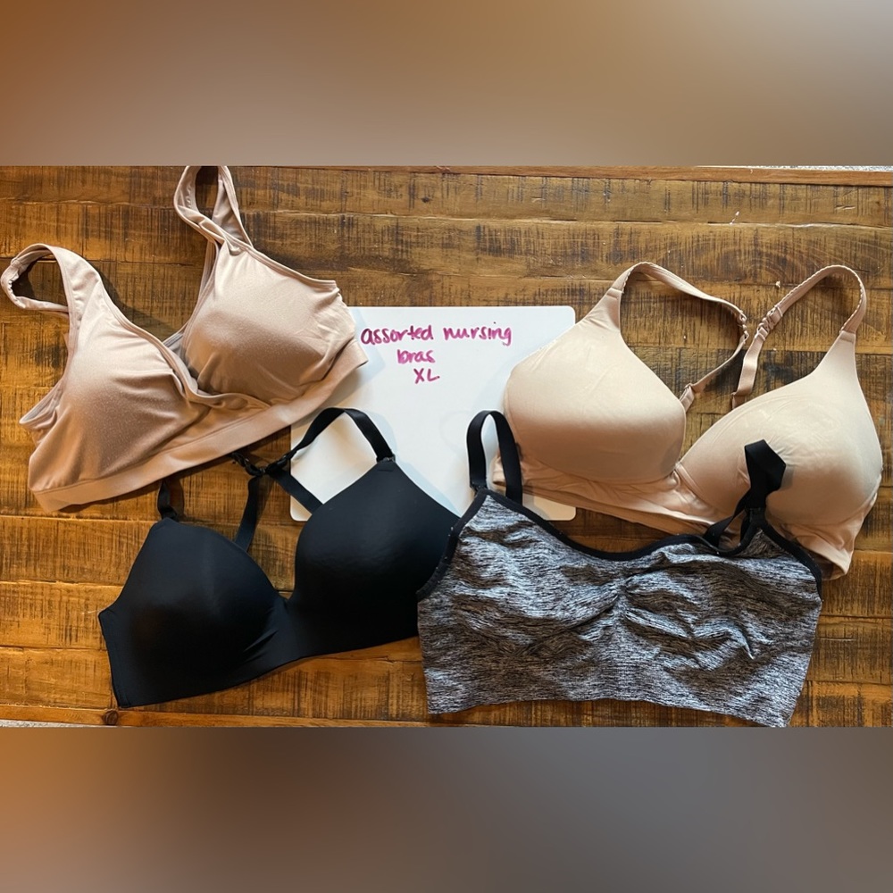 Assorted nursing bras XL